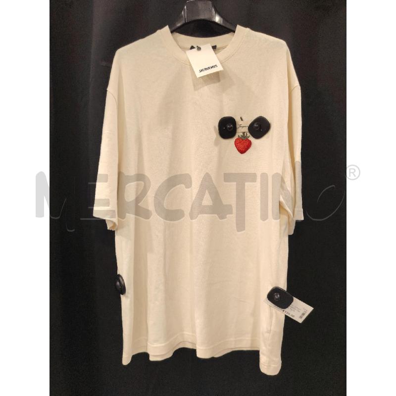 T SHIRT JACQUEMUS FRAGOLA CARTEL | Mercatino dell'Usato Roma eur 1