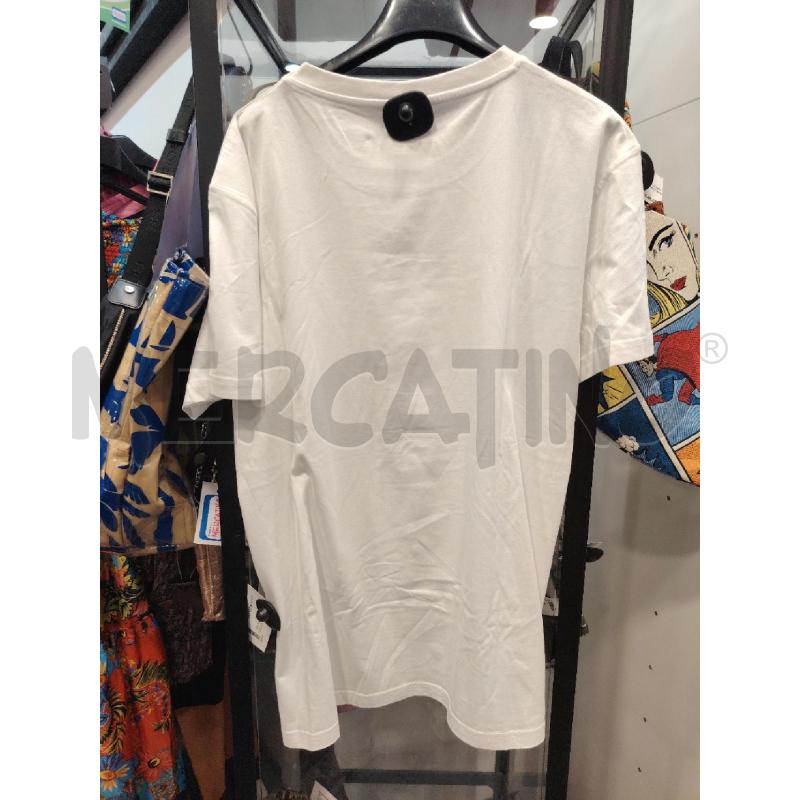 T SHIRT U MOSCHINO SWIM BIA STAMPA LETTINI | Mercatino dell'Usato Roma eur 3