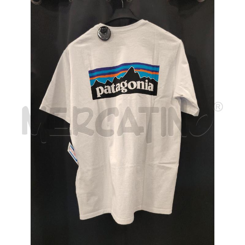 T SHIRT U PATAGONIA GRI STAMPA SCHIENA CARTELLINO | Mercatino dell'Usato Roma eur 2