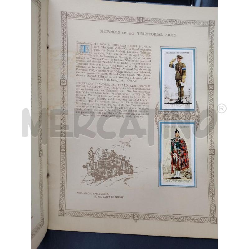 UNIFORMS OF THE TERRITORIAL ARMY | Mercatino dell'Usato Roma eur 2