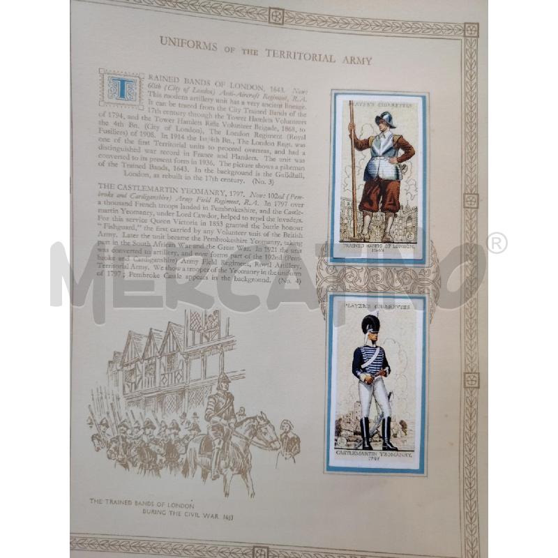 UNIFORMS OF THE TERRITORIAL ARMY | Mercatino dell'Usato Roma eur 3