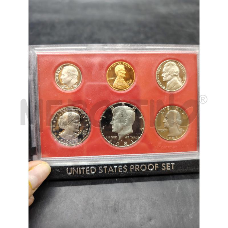 UNITED STATES PROOF SET 1981 | Mercatino dell'Usato Roma eur 1