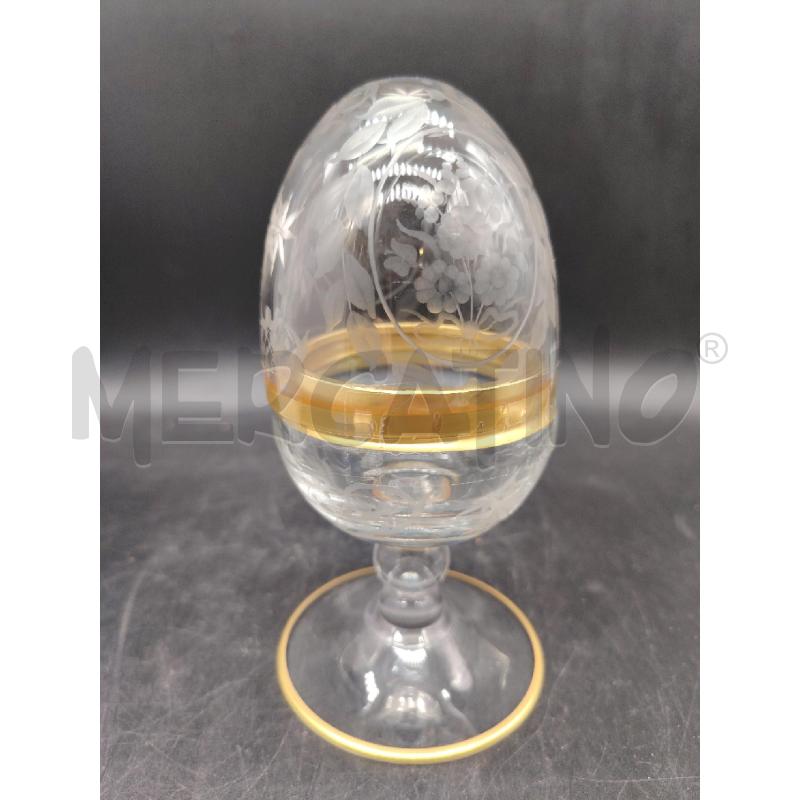 UOVO DECORATIVO VETRO SAT  | Mercatino dell'Usato Roma eur 1
