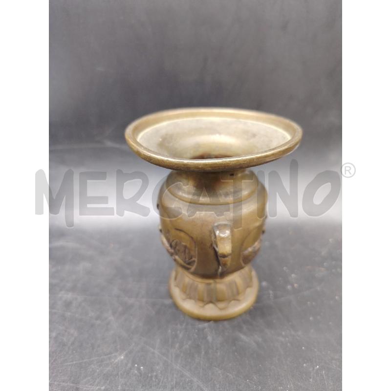 VASETTO UCCELLI MASCHI BRONZO | Mercatino dell'Usato Roma eur 2