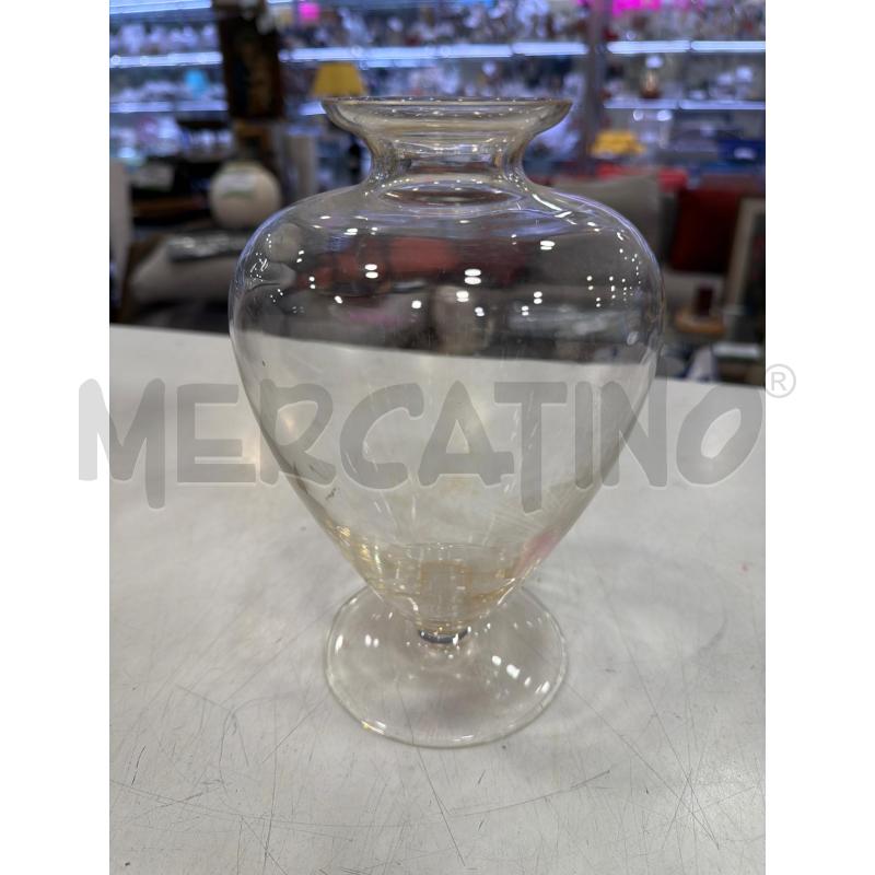 VASETTO VETRO MURANO BOMBATO | Mercatino dell'Usato Roma eur 1