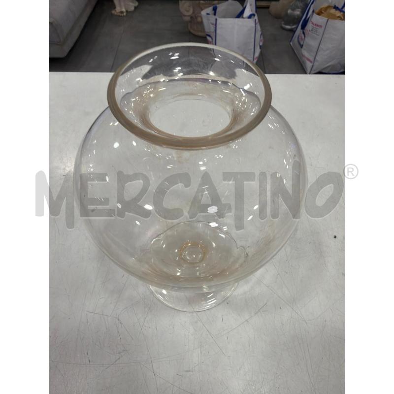 VASETTO VETRO MURANO BOMBATO | Mercatino dell'Usato Roma eur 2