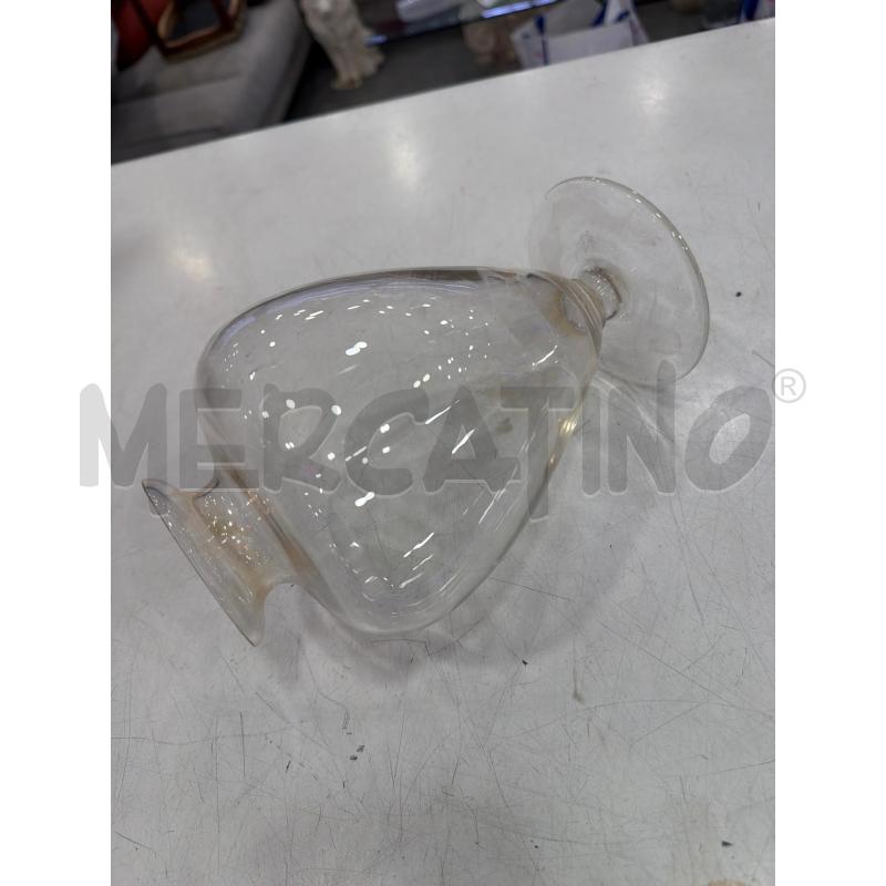 VASETTO VETRO MURANO BOMBATO | Mercatino dell'Usato Roma eur 3
