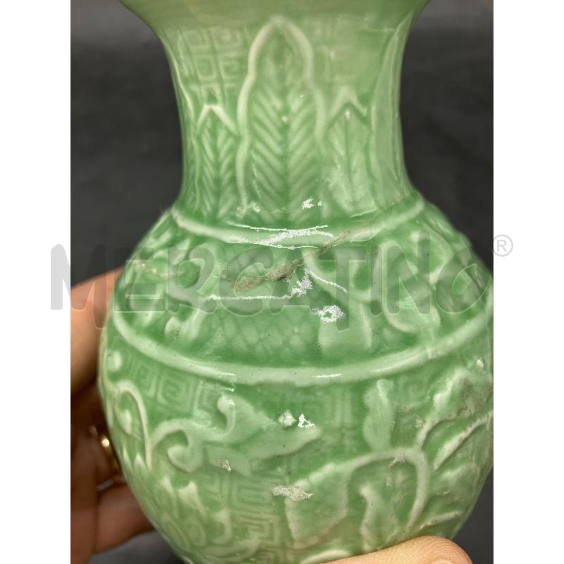 VASO CINESE VERDE  | Mercatino dell'Usato Roma eur 3