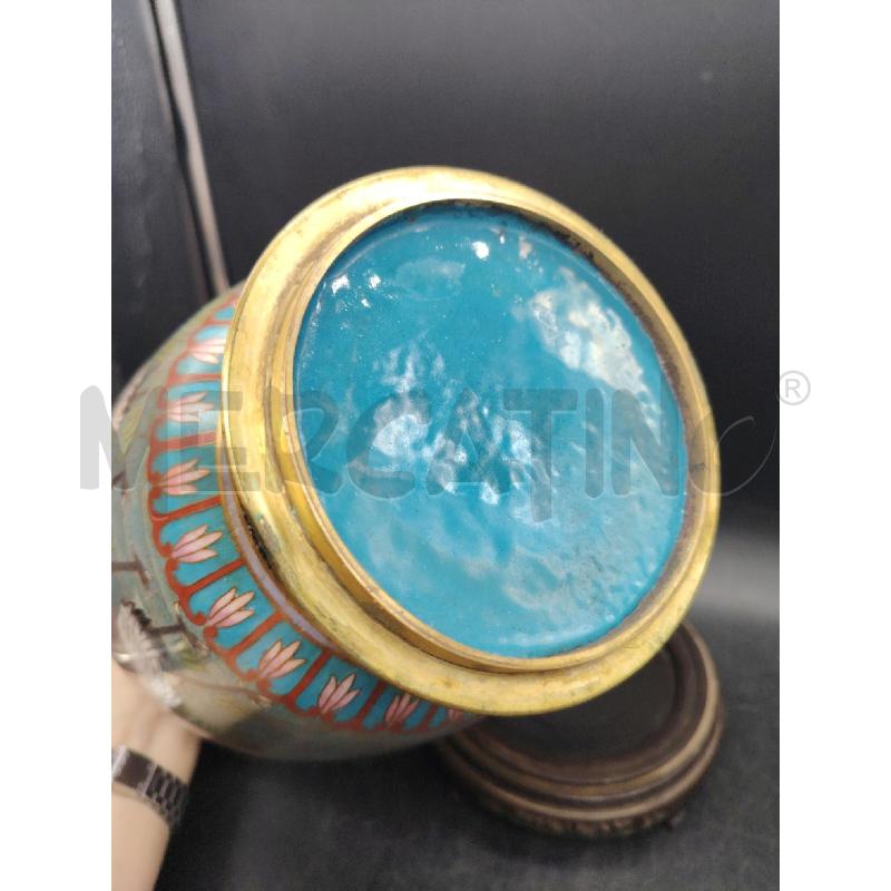 VASO CLOISONNE AIRONE | Mercatino dell'Usato Roma eur 4