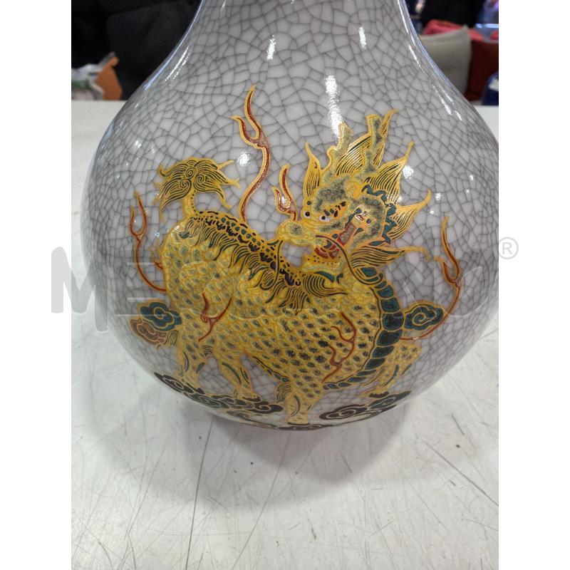 VASO CRACKLE DRAGONE DIP  | Mercatino dell'Usato Roma eur 2