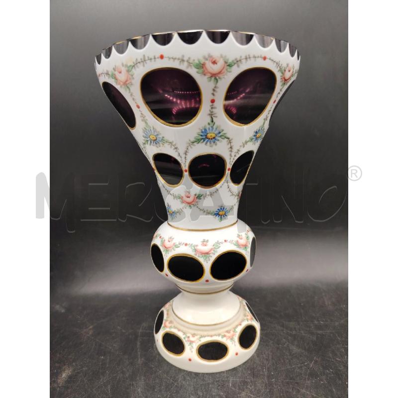 VASO CRISTALLO BOEMIA XX SECOLO | Mercatino dell'Usato Roma eur 1