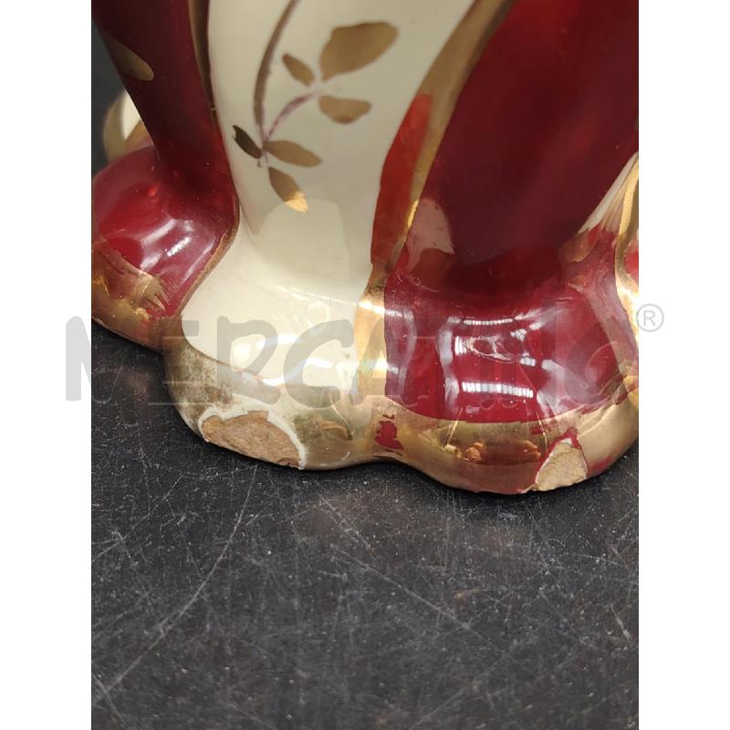 VASO DERUTA  TORCION ROSSO BEI RIGHE DOR  | Mercatino dell'Usato Roma eur 3