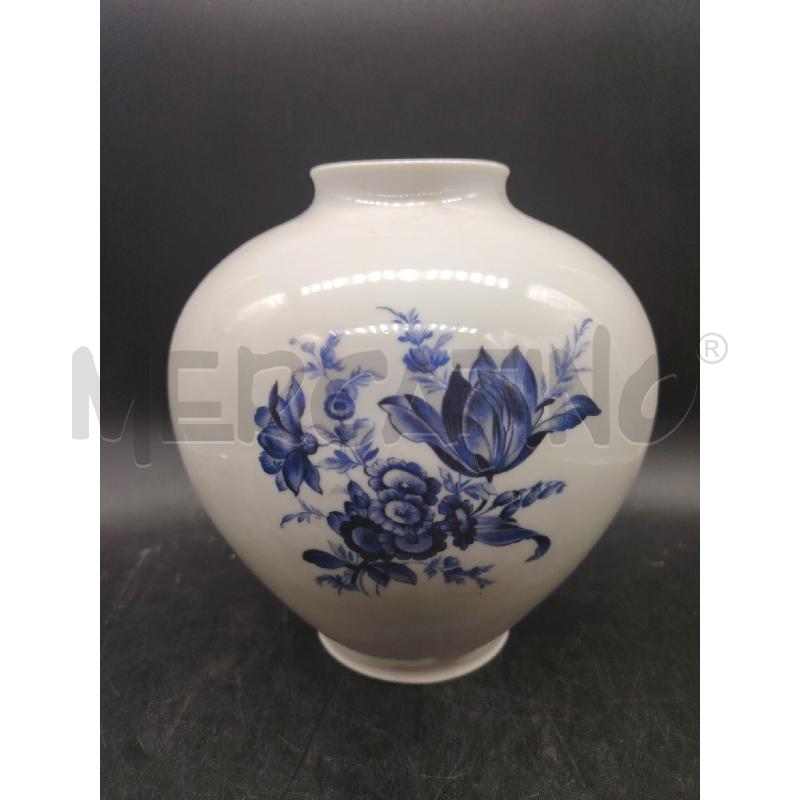 VASO GINORI FIORI BLU | Mercatino dell'Usato Roma eur 1