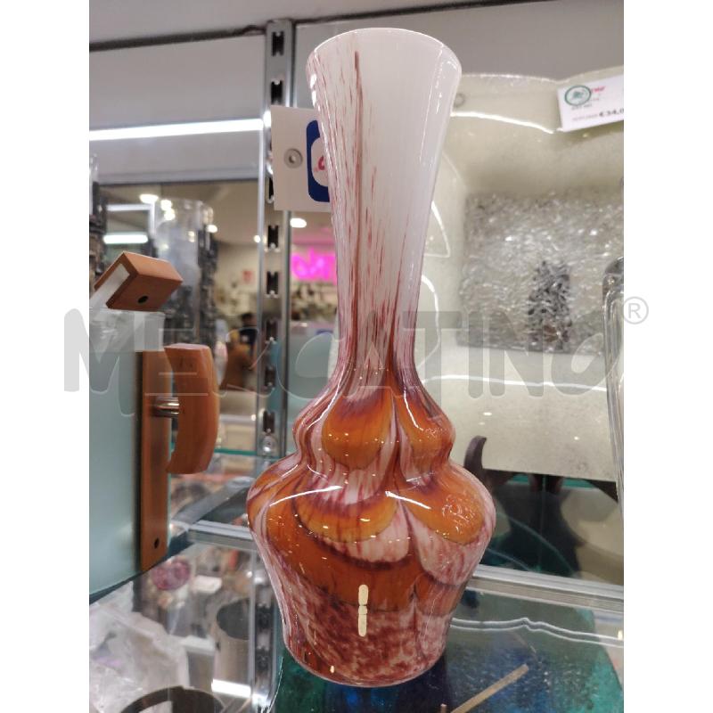 VASO MURANO VETRO OPALINO C. MORETTI | Mercatino dell'Usato Roma eur 1