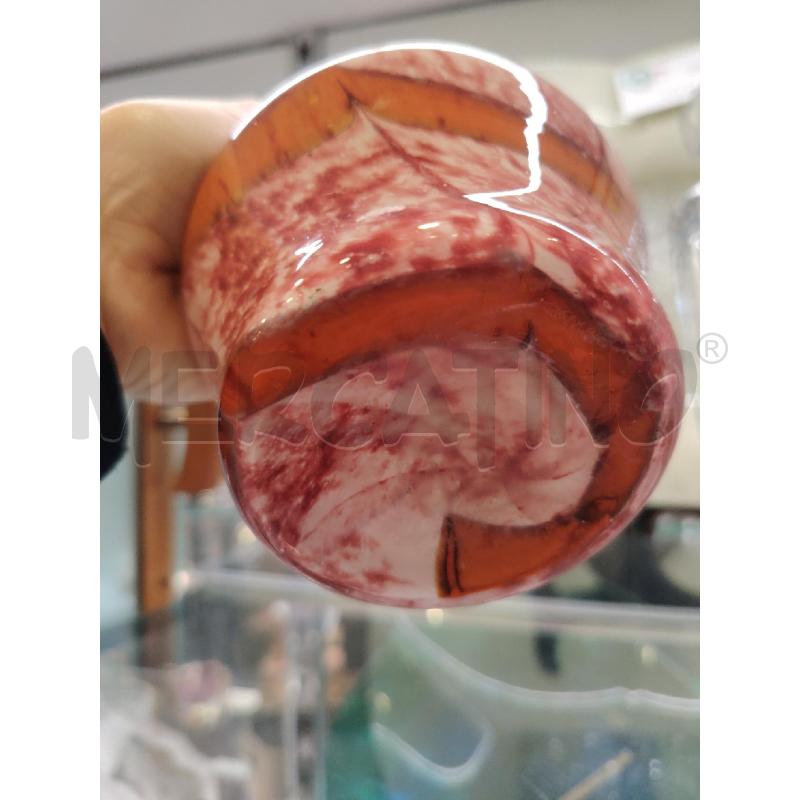 VASO MURANO VETRO OPALINO C. MORETTI | Mercatino dell'Usato Roma eur 2