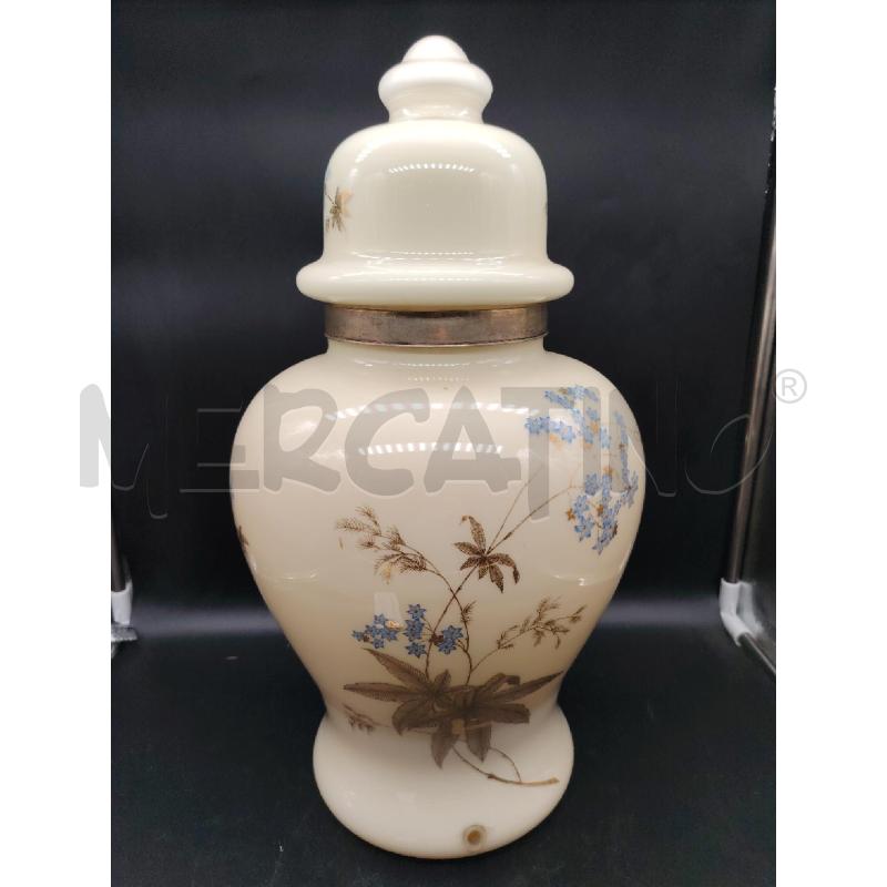 VASO OPALINO COLLO FUSION | Mercatino dell'Usato Roma eur 1