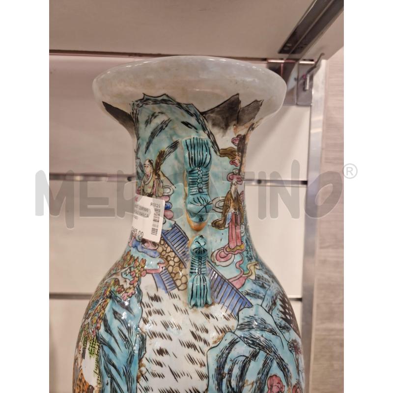 VASO ORIENTALE MAN CANE DI FO SFONDO AZZ | Mercatino dell'Usato Roma eur 3