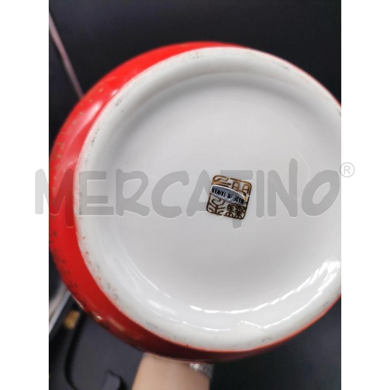 VASO ORIENTALE ROSSO DECOR DOR | Mercatino dell'Usato Roma eur 3