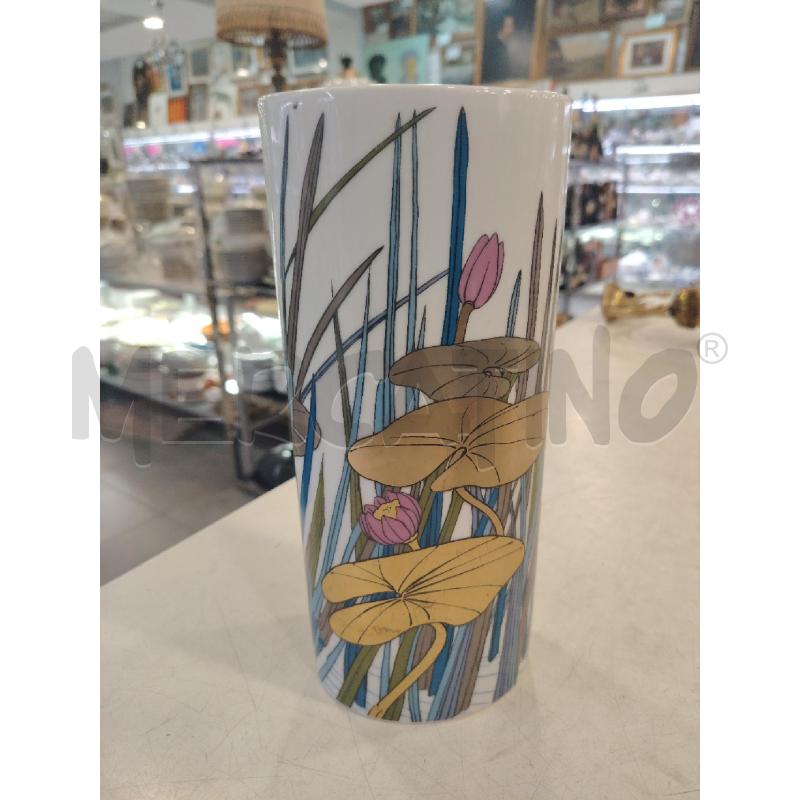 VASO OVALE ROSENTHAL FOGLIE DOR | Mercatino dell'Usato Roma eur 1