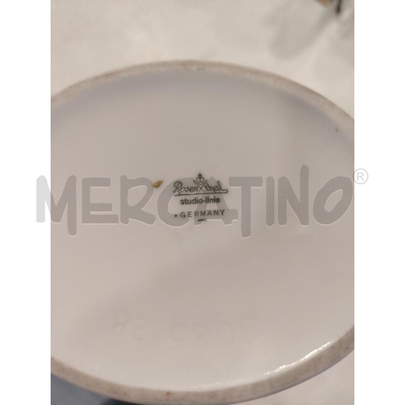 VASO OVALE ROSENTHAL FOGLIE DOR | Mercatino dell'Usato Roma eur 3