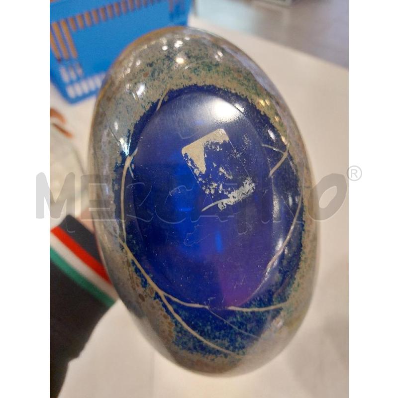 VASO VETRO MURANO BLU  | Mercatino dell'Usato Roma eur 2