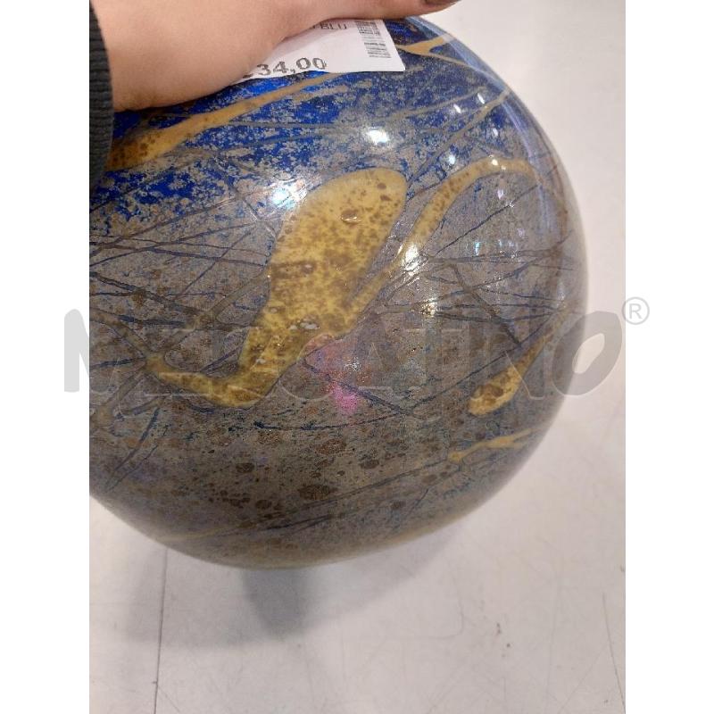 VASO VETRO MURANO BLU  | Mercatino dell'Usato Roma eur 3