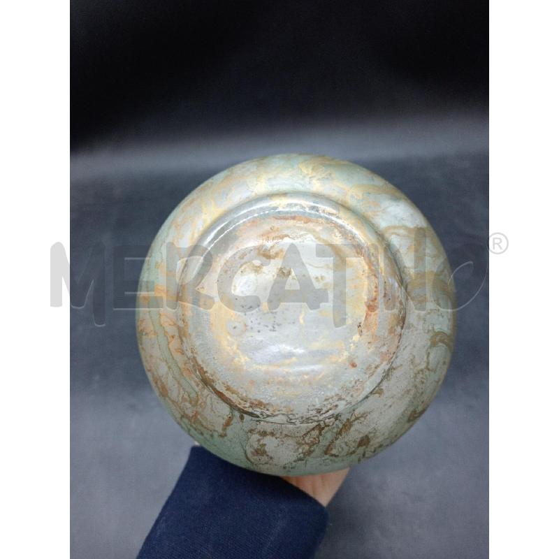 VASO VETRO MURANO SFUM VERDI DOR | Mercatino dell'Usato Roma eur 3