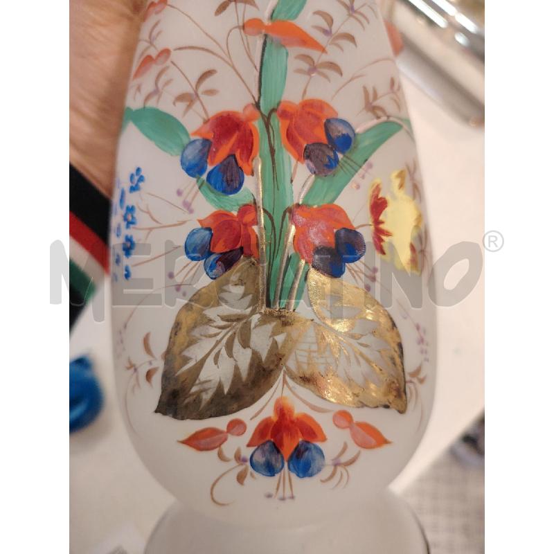 VASO VETRO OPALINO | Mercatino dell'Usato Roma eur 3