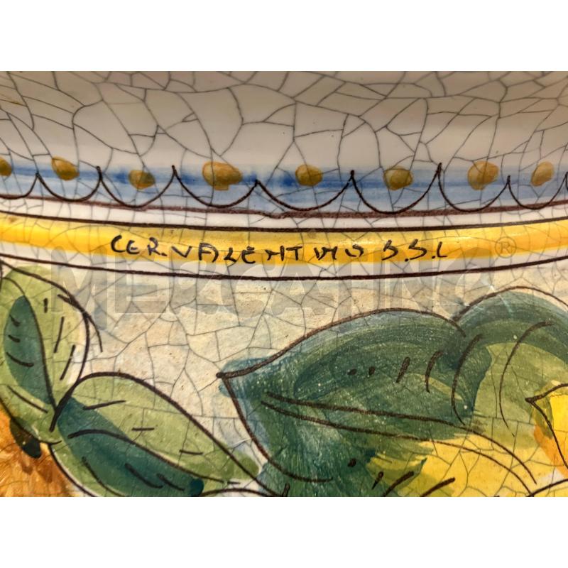 VASO  CRAQUELE GIRASOLI | Mercatino dell'Usato Roma eur 2