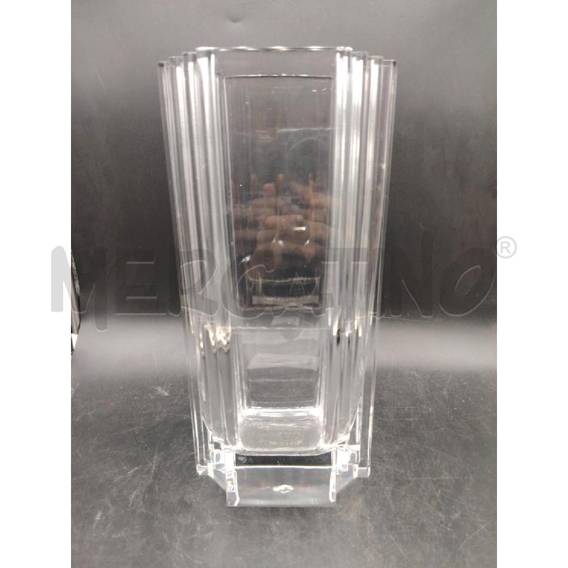 VASO  CRISTALLO  SFACCETTATO | Mercatino dell'Usato Roma eur 1