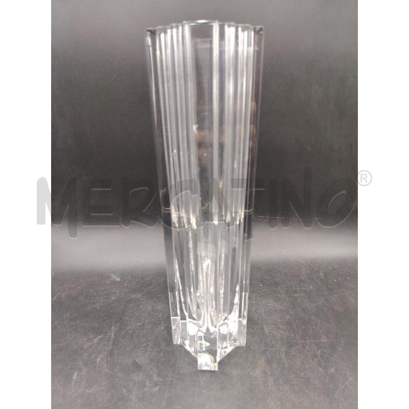 VASO  CRISTALLO  SFACCETTATO | Mercatino dell'Usato Roma eur 2