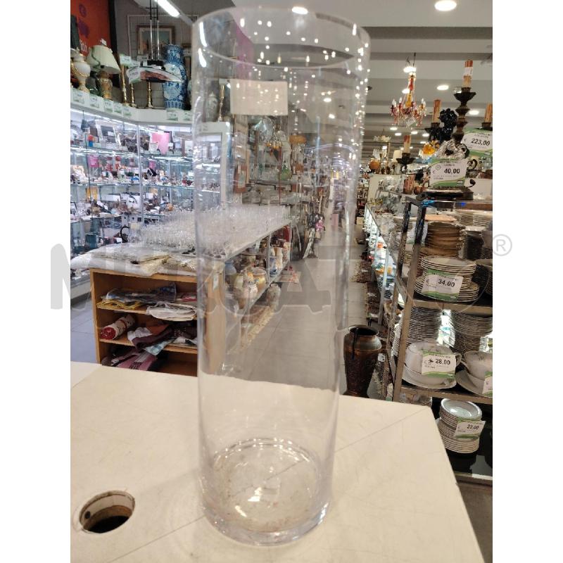 VASO  VETRO CILINDRO | Mercatino dell'Usato Roma eur 1