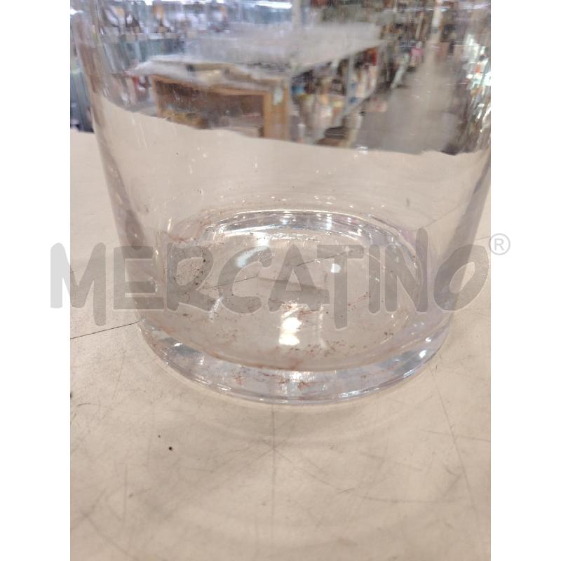 VASO  VETRO CILINDRO | Mercatino dell'Usato Roma eur 2