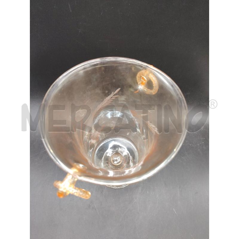 VASO  VETRO SOFFIATO RS | Mercatino dell'Usato Roma eur 4