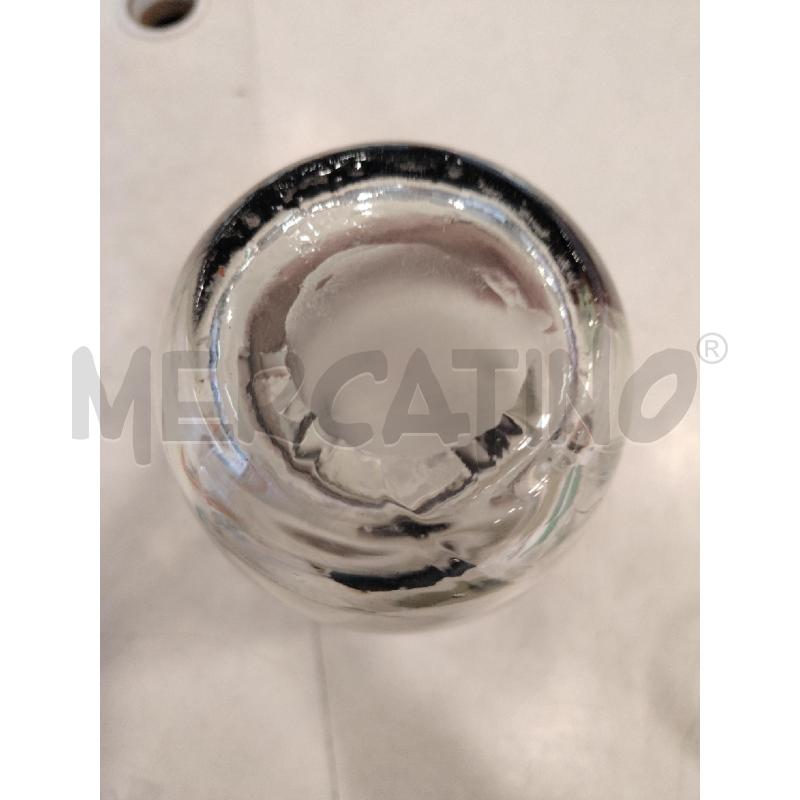VASO  VETRO  SFUMATO VERDE VIOLA  | Mercatino dell'Usato Roma eur 3