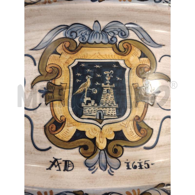 VASSOIO CERAMICA CASTELLI  | Mercatino dell'Usato Roma eur 2