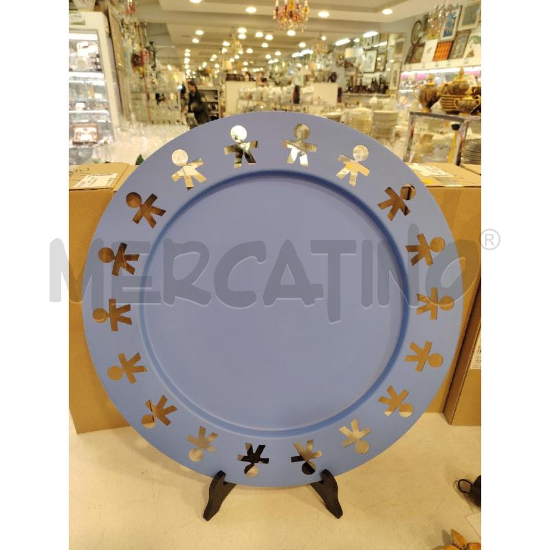 VASSOIO GIROTONDO AZZ | Mercatino dell'Usato Roma eur 1