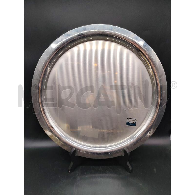 VASSOIO INOX TONDO PIAZZA | Mercatino dell'Usato Roma eur 1
