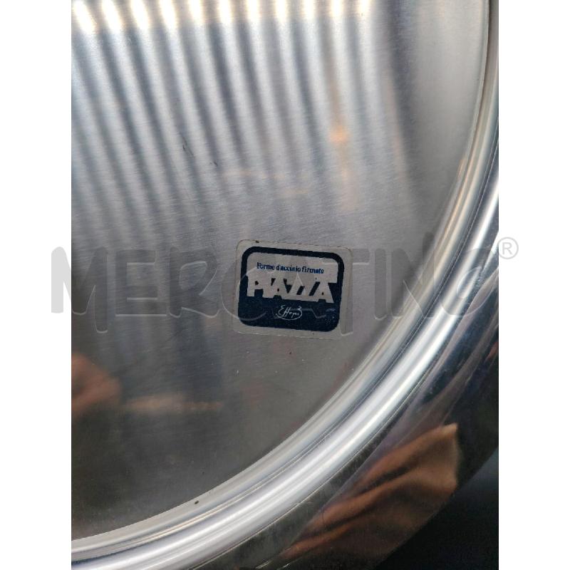 VASSOIO INOX TONDO PIAZZA | Mercatino dell'Usato Roma eur 2