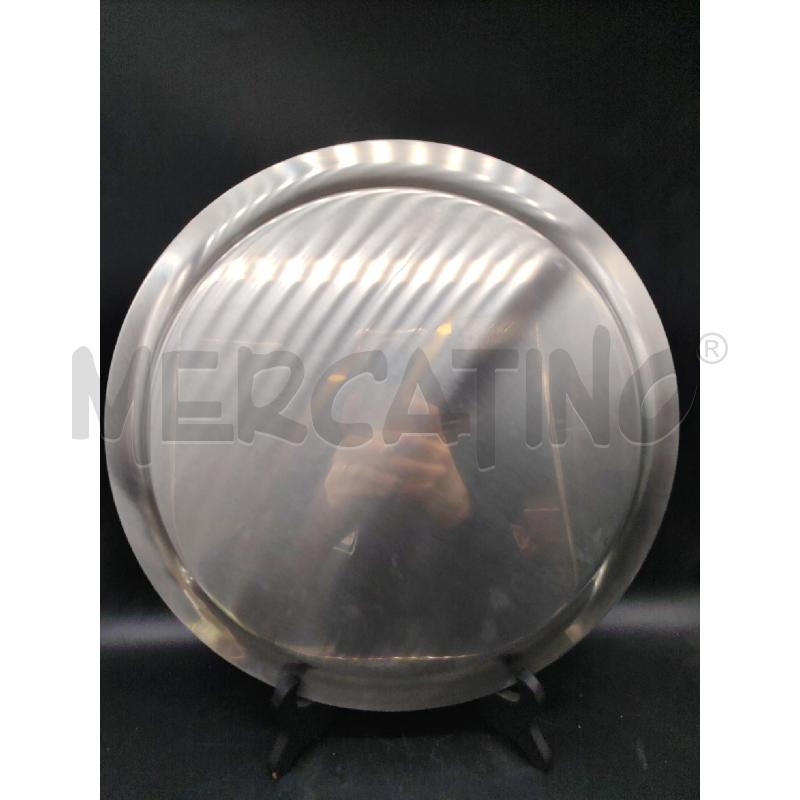 VASSOIO INOX TONDO PIAZZA | Mercatino dell'Usato Roma eur 3