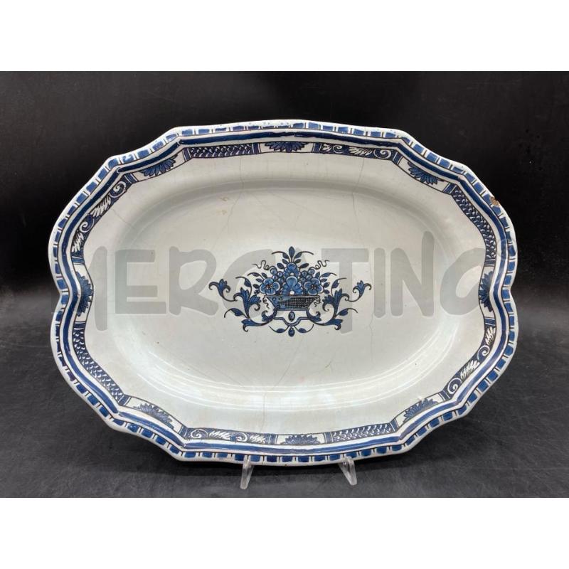 VASSOIO OVALE CER VASO FIORI VECCHIO | Mercatino dell'Usato Roma eur 1