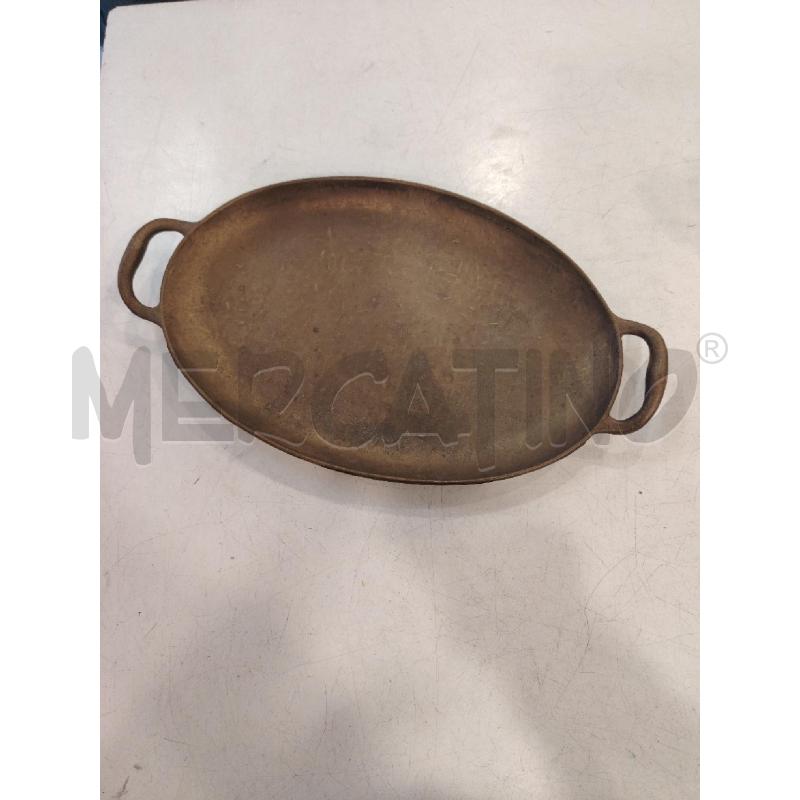 VASSOIO OVALE OTTONE | Mercatino dell'Usato Roma eur 1