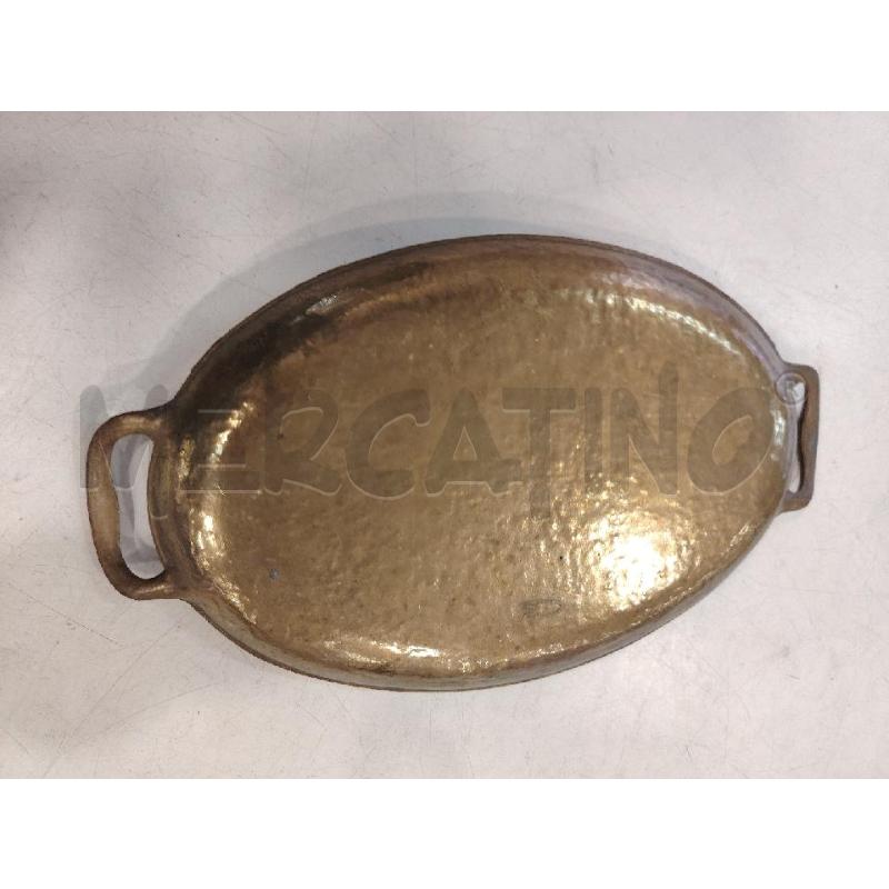 VASSOIO OVALE OTTONE | Mercatino dell'Usato Roma eur 3