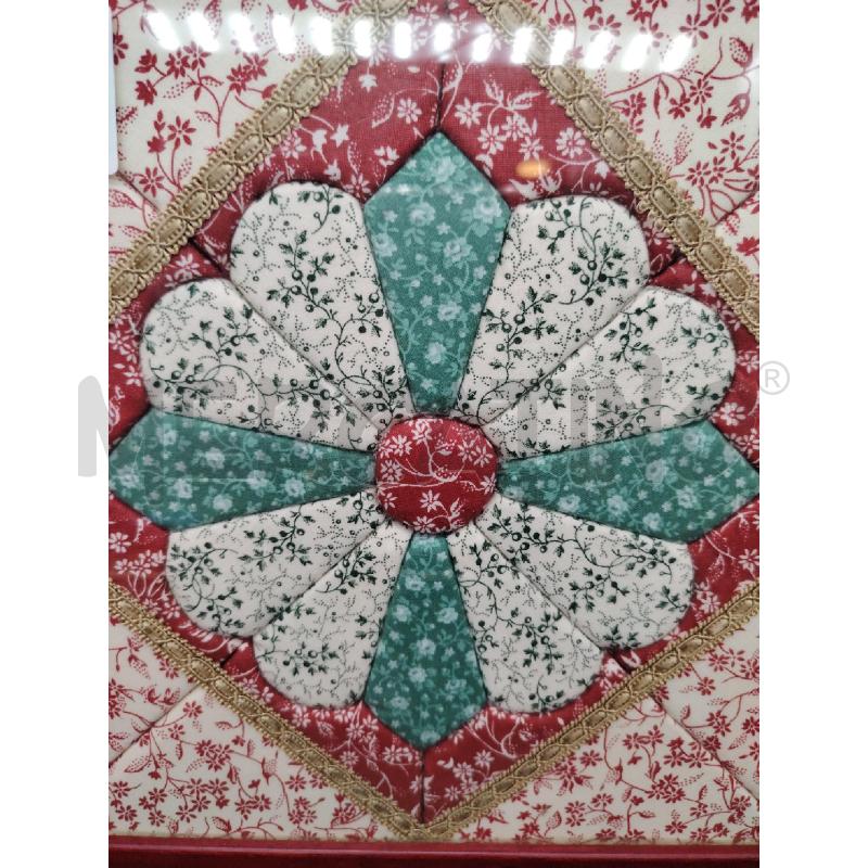 VASSOIO PATCHWORK LEGNO 2 MANICI  | Mercatino dell'Usato Roma eur 2