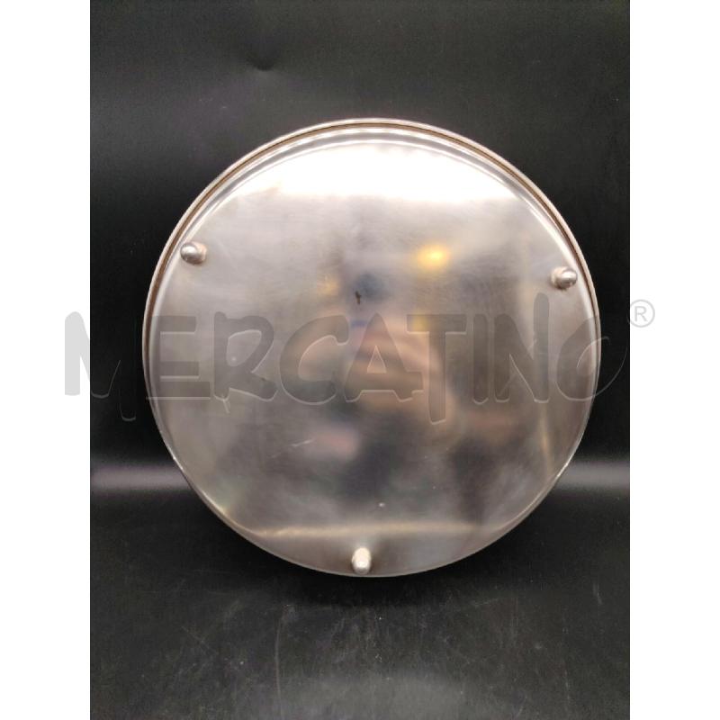VASSOIO TONDO SILVER TRAFORATO | Mercatino dell'Usato Roma eur 2