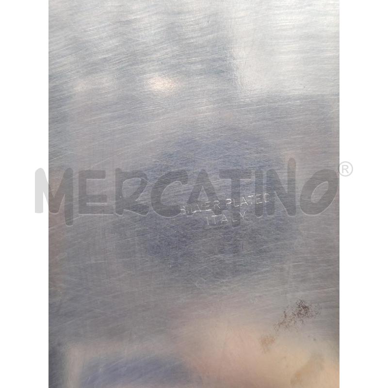VASSOIO TONDO SILVER TRAFORATO | Mercatino dell'Usato Roma eur 3