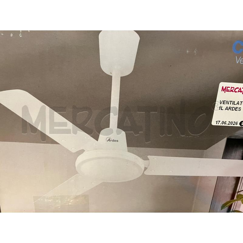 VENTILATORE SOFFITTO 1L ARDES | Mercatino dell'Usato Roma eur 1