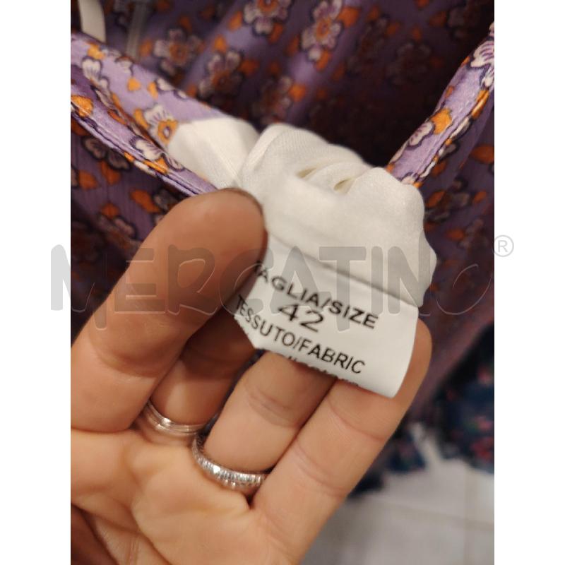 VESTITO DONNA BIKIS LILLA FIORI SCOLLO BARCA | Mercatino dell'Usato Roma eur 3