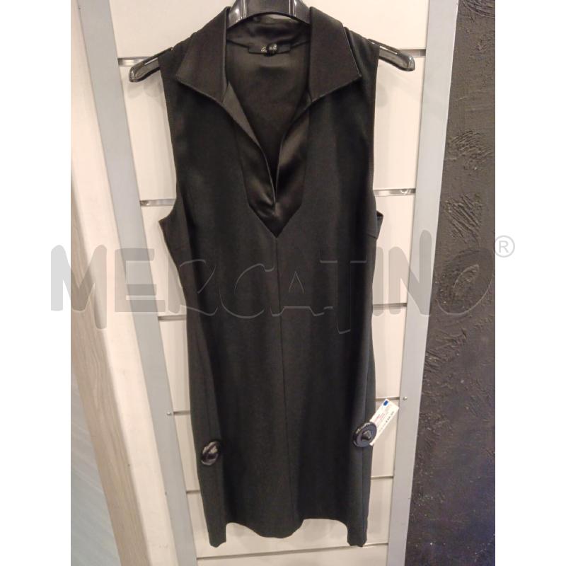 VESTITO DONNA CARLA G NERO COLLO V RASO | Mercatino dell'Usato Roma eur 1