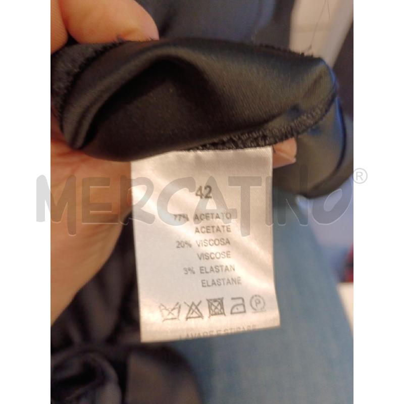 VESTITO DONNA CARLA G NERO COLLO V RASO | Mercatino dell'Usato Roma eur 3